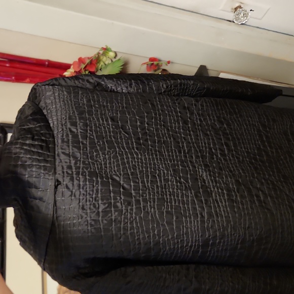 Vintage Black Trench Coat - Picture 5 of 10